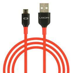 Cabo Micro-USB Leon CC-104A USB 2 0 - Vermelho