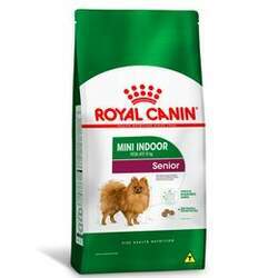 Ração Royal Canin Para Cães Sênior Mini Indoor 7,5 Kg