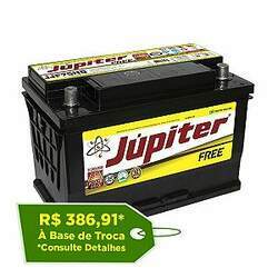 Bateria Jupiter Free 75Ah - JJF75HD ( Cx Alta ) - Selada
