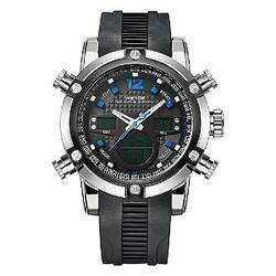 Relógio Masculino Weide AnaDigi WH5205 Prata e Azul