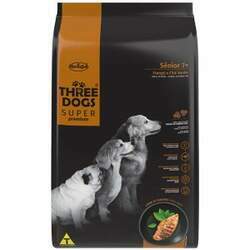 Ração Three Dogs Super Premium Sênior 7 Frango e Chá Verde