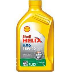 SHELL 15W40 Helix HX6 Flex SN Sintético 1L
