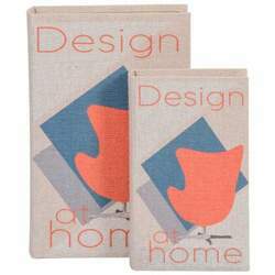 Conjunto de Livros Decorativos Design at Home
