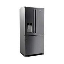 Refrigerador Inverse 03 Portas Brastemp Frost Free com 515 Litros com Água e Gelo na Porta Inox - BRH86AR