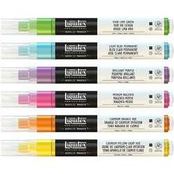 Marcador Liquitex Acrylic Marker Com 6 Cores Vibrantes 3699247