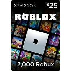 Cartão Roblox - 2 100 Robux Código Digital