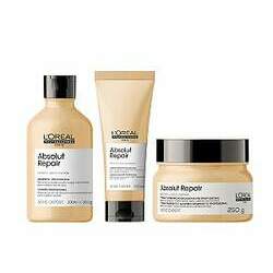 Kit L'Oréal Gold Quinoa - Shampoo, Condicionador e Máscara