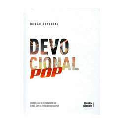 Livro Devocional Pop - Edição Especial - Capa Dura Branca - Eduardo Medeiros