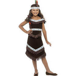 Fato de índia Apache para menina