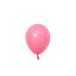 Mini balão látex 5 - Rosa (unidade)