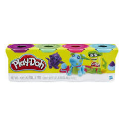Play-Doh - Conjunto de Massinhas - Cores Divertidas - com 4 potinhos - sortidos - Hasbro