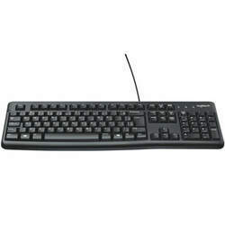 Teclado Com Fio Keyboard Logitech K120 920-004423 Preto