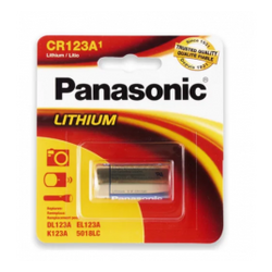 Bateria Panasonic CR123 - Cartela com 1
