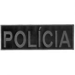Bordado Policia Tarja Cinza (Controlado)
