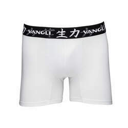Cueca Boxer Cotton com Pernas Mais Compridas Vangli - 370 Branco