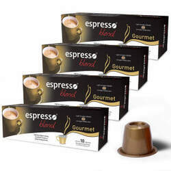 Kit Cápsulas de Café Espresso Blend Gourmet - Compatíveis com Nespresso - 40 un