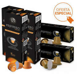 Kit Cápsulas de Café Utam Uno II - Compatíveis com Nespresso - 50 un