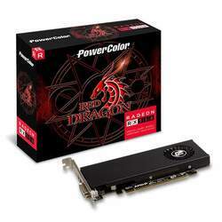 Placa de video Power Color Radeon RX 550, 4GB GDDR5, 128 bits, AXRX 550 4GBD5-HLE, POWERCOLOR