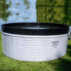Tanque Circular para piscicultura em PVC com tela galvanizada com 1 m de altura
