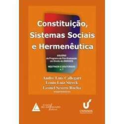 CONSTITUIÇAO, SISTEMAS SOCIAIS E HERMENEUTICA, V 7