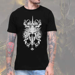 Camiseta Unissex Masculina Lord Of The Rings I Am No Man O Senhor Dos Anéis Anél Do Poder (Preta) Camisa Geek - CD