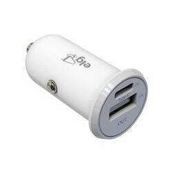 Carregador Veicular ELG CC2STC USB/USB-C/2 Portas 2 1A/ 5V Branco