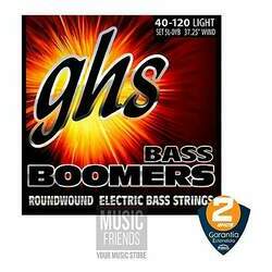Encordoamento para Contrabaixo GHS 5L-DYB Light Série Bass Boomers (contém 5 cordas)