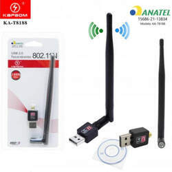 Antena Wifi Adaptador Wireless Usb 2 0 802 11n - KAP-T8188