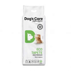 Tapete Higiênico Dog's Care Eco para Cães Porte Pequeno 60x55cm - 30 unidades