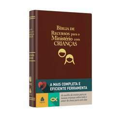 Bíblia De Recursos Para O Ministério Com Crianças Apec Luxo Marrom