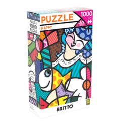 Puzzle 1000 Peças Romero Britto Happy - Grow