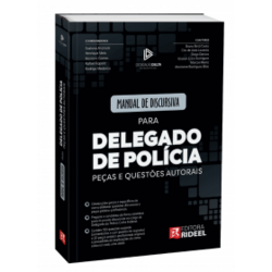 Livro Manual de Discursiva para Delegado de Polícia Peças e Questões Autorais, 1ª Edição 2023