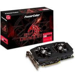 Placa De Vídeo Powercolor Amd Radeon Red Dragon Rx580 8gb Gddr5 256 Bits - AXRX 580 8GBD5-3DHDV2/OC