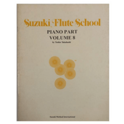 Suzuki Flute School Piano Part Volume 8 - Método para Flauta