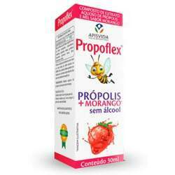 Propoflex Extrato Aquoso sabor morango gts 30ml - Apis Vida