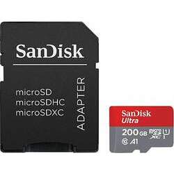 SanDisk Ultra 200GB microSD card c/ Adaptador - Switch Compatível