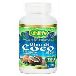 Óleo de Coco em Cápsulas (120) - Unilife
