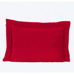 Porta Travesseiro Soft Lucca 70cm x 50cm 01 Peça - Vermelho