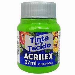 Tinta para Tecido Acrilex 37ml Verde Abacate 572 com 12 unidades