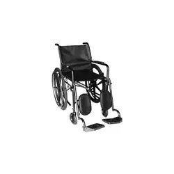 Cadeira de Rodas rx60 Pés Eleváveis Aro Nylon Pneu Inflável