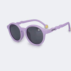 Óculos de Sol Infantil Flexível KidSplash! Proteção UV Redondo Lilás
