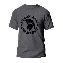 Camiseta Alpha Charlie Molon Labe - Cinza Mescla