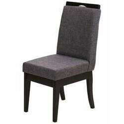 Cadeira Komfort - Preto e Linho Cinza Opções