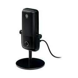 Microfone Condensador Elgato Wave 1 Podcast, USB, Solução de Mixagem Digital, Anticliping, Preto - 10MAA9901