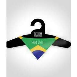 Bandana Bandeira do Brasil com nome personalizado