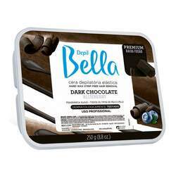 Cera Depilatória Elástica Dark Chocolate Blueberry 250g - Depil Bella