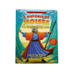 A História de Moisés - Livro Adesivo