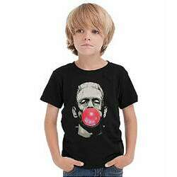 Camiseta Infantil Frankenstein - Nerd e Geek - Presentes Criativos