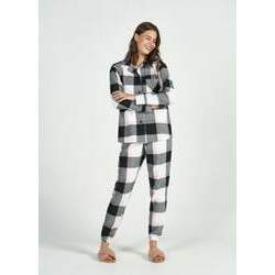 Pijama Longo Aberto Lina