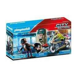 70572 Playmobil - Caixa Eletrônico com Policial e Fugitivo